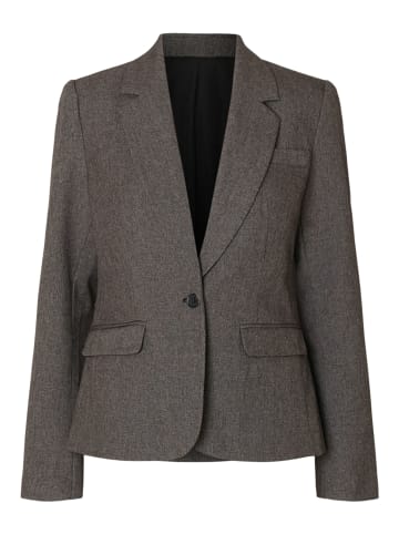 SELECTED FEMME SLFFITTED ALMA BLAZER in Black/Birch