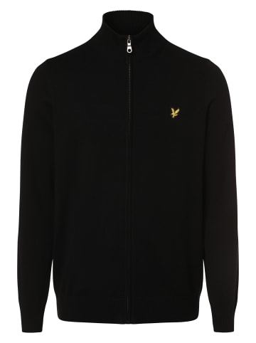 Lyle & Scott Strickjacke in schwarz