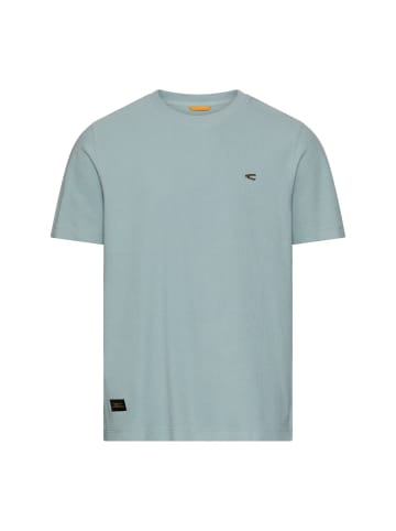 Camel Active T-Shirt aus reiner Baumwolle in Wasserblau