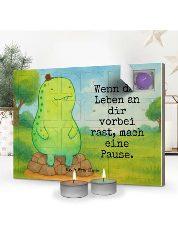 Mr. & Mrs. Panda Duftkerzen Adventskalender Schildkröte Pause De... in Weiß