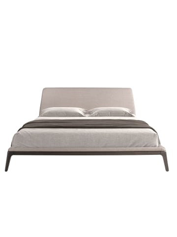 Angel Cerdá Bett 7155 in Grau / Wenge – (B)192 x (H)230 x (T)101 cm