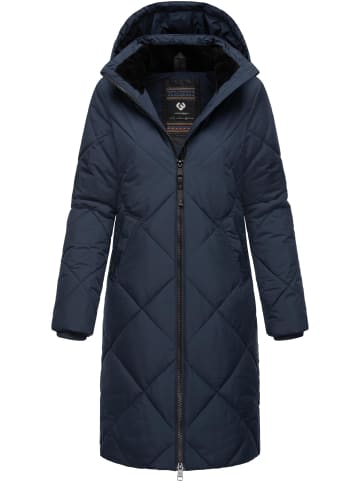 ragwear Steppmantel Rebela in Navy