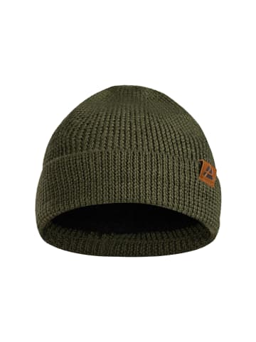 DANISH ENDURANCE Beanie Polar Fleece Merino Mütze mit warmem Fleece in green