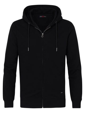 Petrol Industries Essential Zip Hoodie in Schwarz