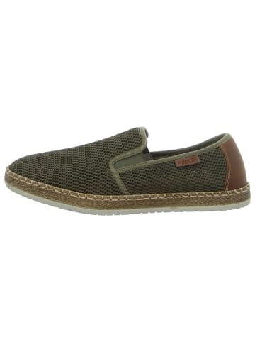 rieker Sportlicher Slipper in grün