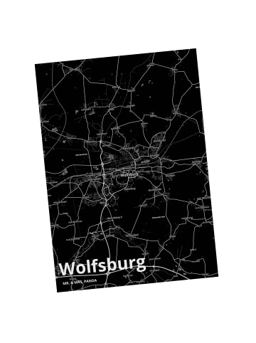 Mr. & Mrs. Panda Grußkarte Wolfsburg mit Spruch in Keine Angabe