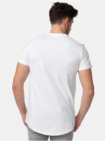 Tazzio T-Shirt Rundhals "E105" - Regular Fit- in Weiß