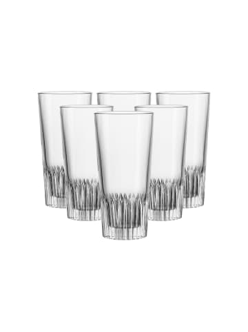 Ritzenhoff & Breker 6er Set Longdrinkgläser Bergamo 350 ml in transparent