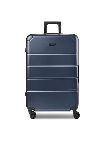 Police Dublin 4 Rollen Trolley L 75 cm mit Dehnfalte in dark blue