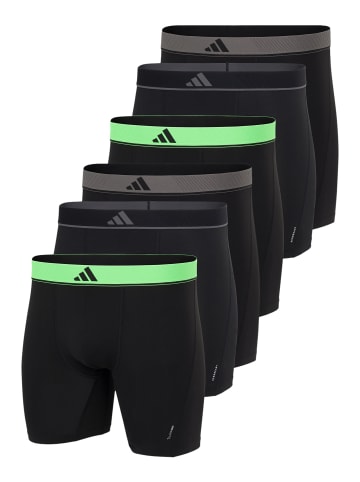 Adidas Sportswear Long Short / Pant Active Micro Flex Eco in Schwarz / grün / grau