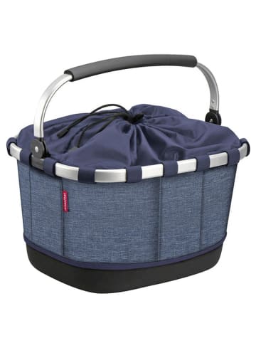 KLICKfix reisenthel Carrybag GT 21 - Gepäckträgerkorb (Racktime) in twist blue