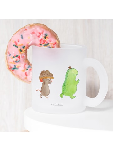 Mr. & Mrs. Panda Becher Schildkröte Maus ohne Spruch in Transparent