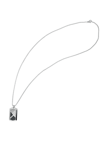 Adeliás Unisex Halskette mit Anhänger – aus Edelstahl in silber