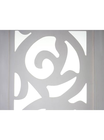 MCW Paravant Izmir mit Ornamente, 170x161x2cm, weiß