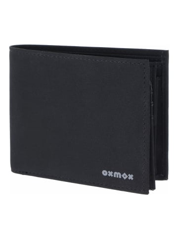 oxmox New Cryptan Geldbörse RFID Schutz 12 cm in schwarz-pure 2.0grey