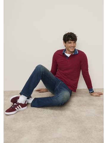 Man's World Poloshirt in dunkelrot
