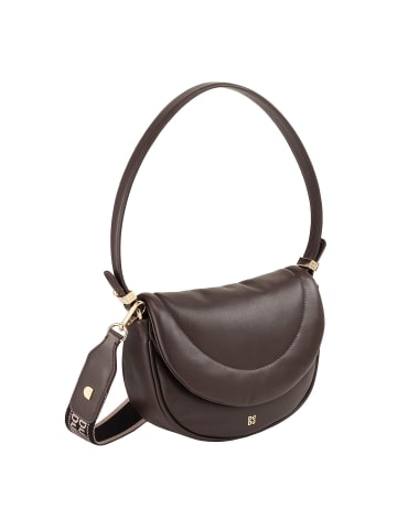 DuDu Schultertasche Leder 22 cm in pearl