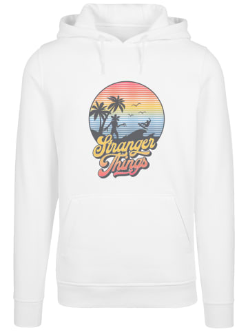 F4NT4STIC Hoodie Stranger Things LA Gradient Netflix TV Series in weiß