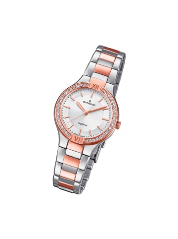 Candino Analog-Armbanduhr Candino Casual roségold, silber klein (ca. 30mm)