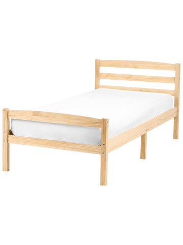 Beliani Kinderbett ECHALLON in Braun - (W) 87 x (H) 71 x (L) 208 cm