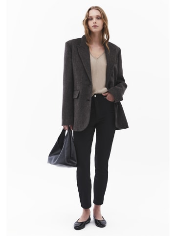 OXXO V-Ausschnitt-Pullover FEATHER GRAY