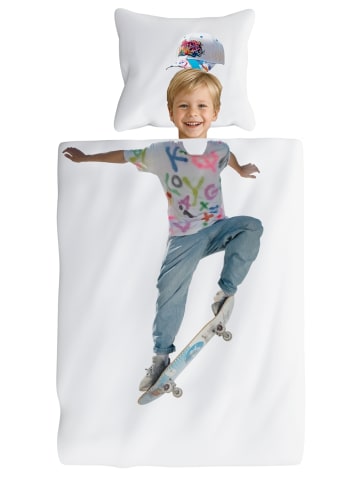 Cats Collection Baumwoll Bettwäsche Renforce  Kinderbettwäsche in Skater
