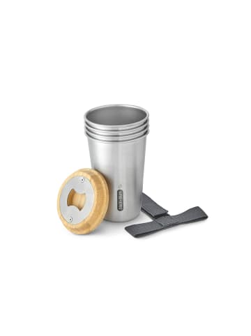 Black+Blum BLACK+BLUM | Becher-Set, TO-GO LUNCH, edelstahl, 4er Set