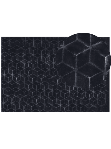 Beliani Shaggy THATTA in Schwarz - (W) 160 x (L) 230 cm