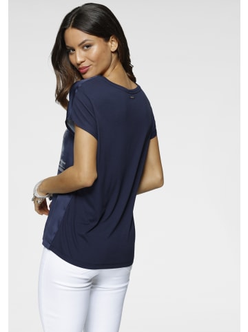 Laura Scott Shirtbluse in marine-grau