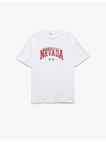 KOTON TSHIRT SS in Weiß