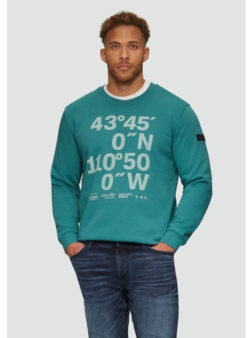 s.Oliver Sweatshirt langarm in Petrol