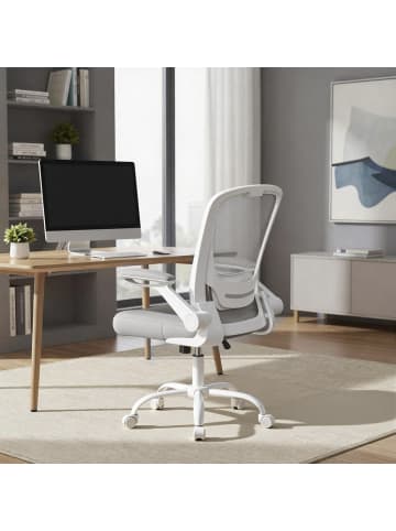 SONGMICS Bürostuhl Kime in Hellgrau - (B)64 x (H)110 x (T)60 cm