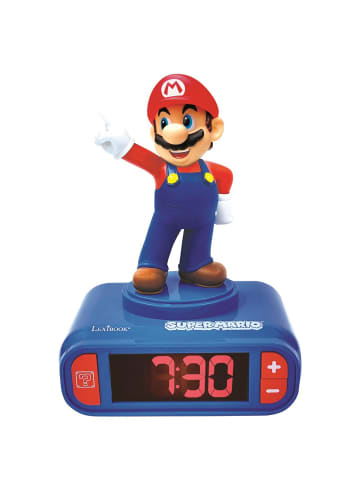 Lexibook Super Mario 3D-Nachtlicht-Wecker mit Soundeffekten