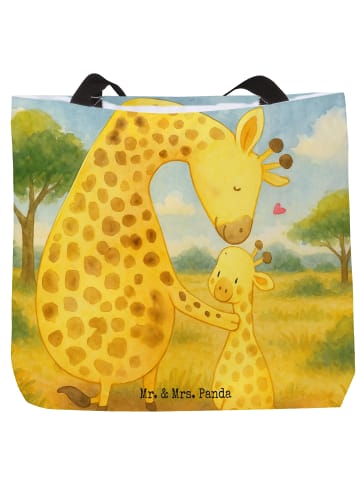 Mr. & Mrs. Panda Shopper Giraffe Kind Design ohne Spruch in Weiß