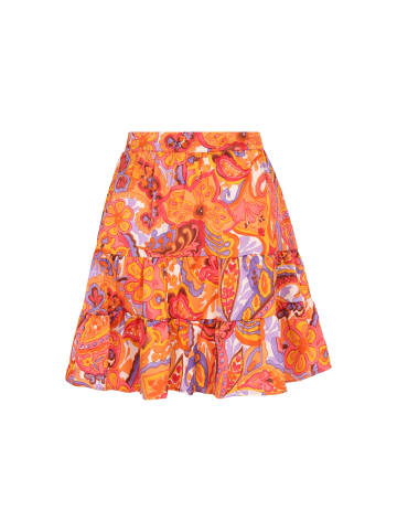 IZIA Women Skirt in orange