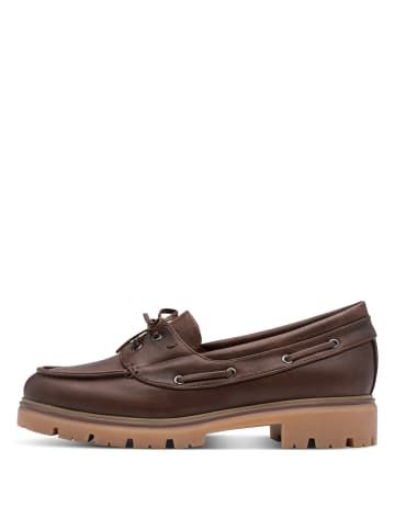 Marco Tozzi Schnürschuhe Mokassin in braun