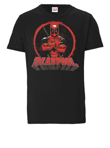 Logoshirt T-Shirt Marvel Comics - Deadpool in schwarz