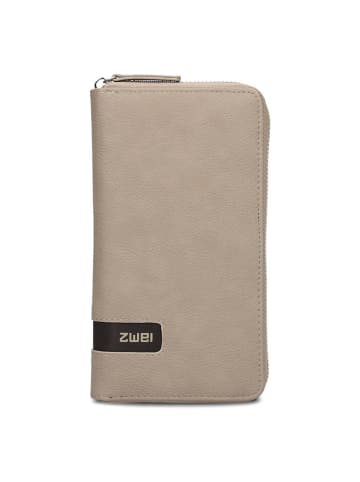 Mademoiselle Geldbörse 20 cm nubuk cappuccino
