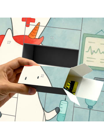 Mr. & Mrs. Panda Adventskalender Zum Befüllen Einhorn Krankensch... in Weiß