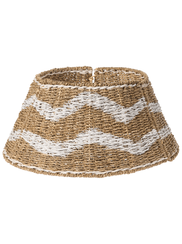 Beliani Weihnachtsbaumkragen HIVER in /Weiß - (W) 51 x (H) 24 x (L) 51 cm