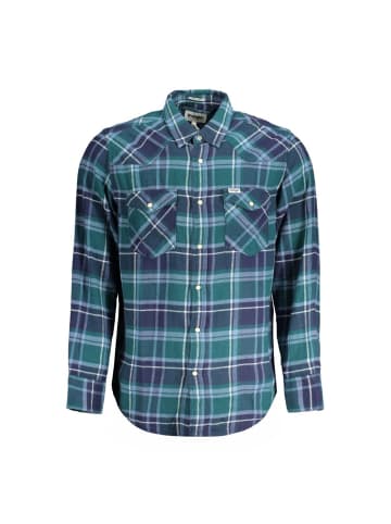 Wrangler Grün Baumwolle Herren Hemd