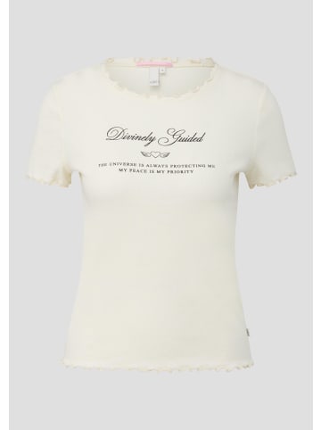 QS T-Shirt in 03D0_creme