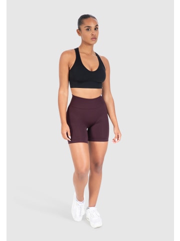 SMILODOX Shorts Amaze Scrunch in Dunkel Lila