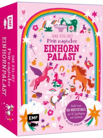 Michael Fischer Buch - Das XXL-Set - Bauen, Wissen, Spielen: Mein magischer Einhornpalast