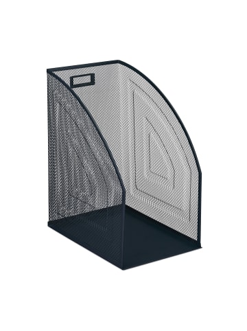 relaxdays 2 x Stehsammler in Anthrazit- (B)16 x (H)32 x (T)24,5 cm