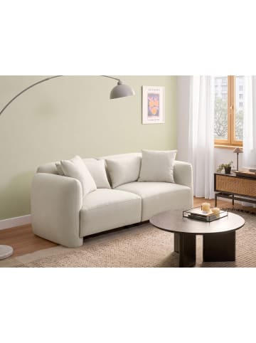 Beliani 3-Sitzer Sofa EKENES in Weiß - (W) 182 x (H) 72 x (L) 90 cm
