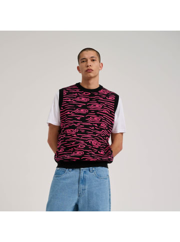 Santa Cruz Weste "Octo Knit Vest" in Braun