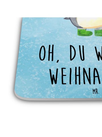Mr. & Mrs. Panda Coaster Smörle Winterzeit mit Spruch in Eisblau