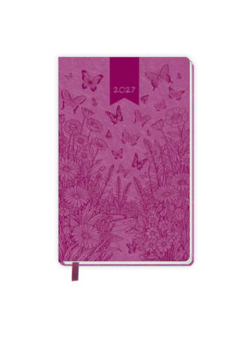 Trötsch Kalender - TRÖTSCH - Taschenkalender A6 Soft Touch Schmetterlinge 2027