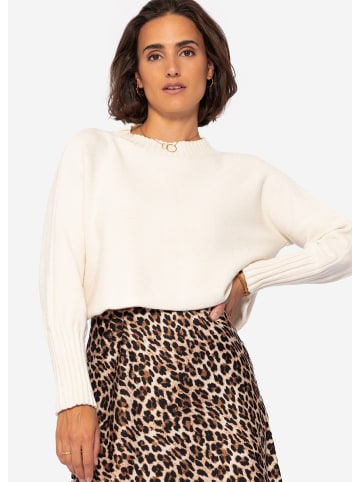 SASSYCLASSY Crop Pullover in weiß